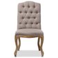 Baxton Studio Hudson Side Chair in Weathered Oak, , large