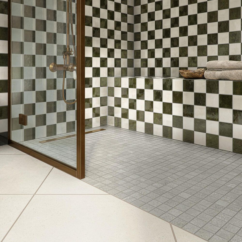 Dal-Tile Calgary Fog 2" x 2" Straight Joint on 12" x 24" Porcelain Mosaic Sheet, , large