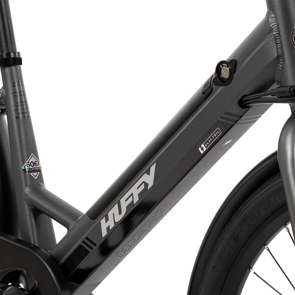 Huffy Vienna 27.5&quot; Step-Through E-Bike with 350W Motor in Charcoal, , large