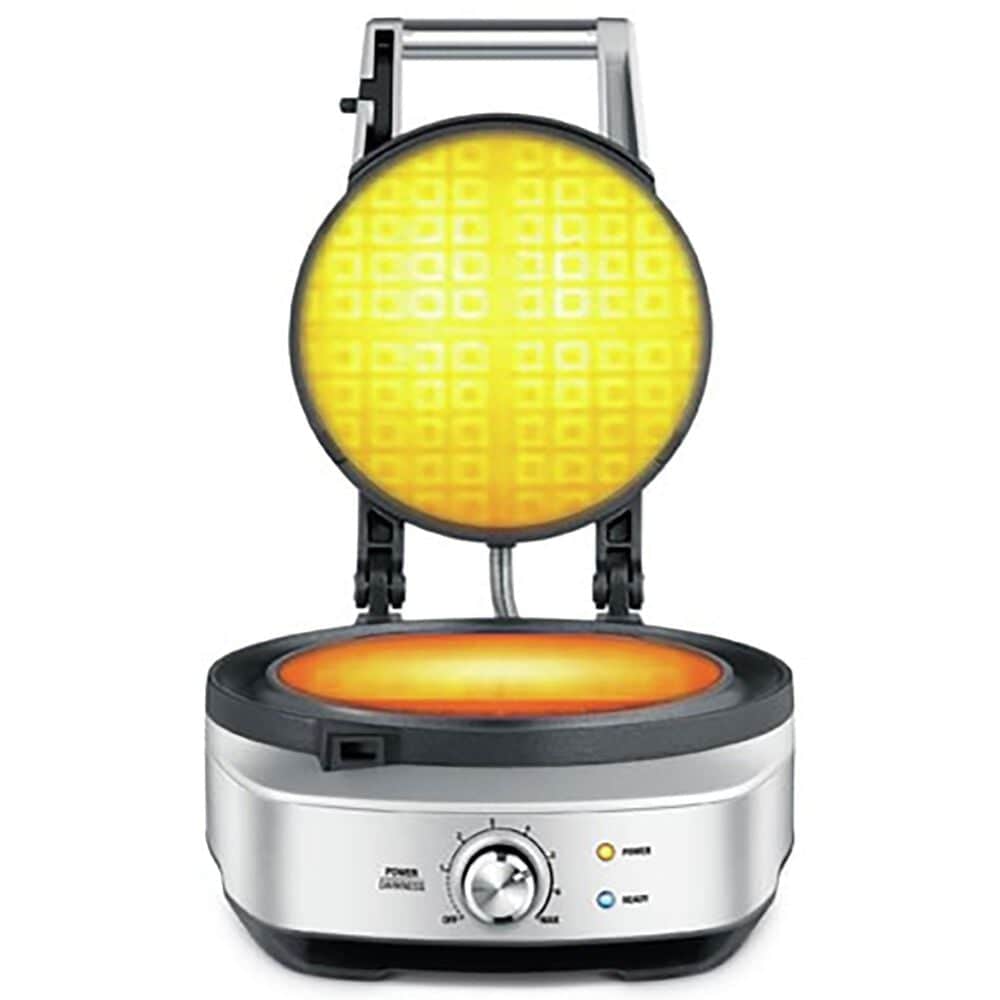 Breville 4-Slice No-mess Waffle in Brushed Stainless Steel, , large