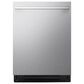 LG Studio 24" Built-In Dishwasher with TrueSteam and Dynamic Heat Dry in Stainless Steel, , large