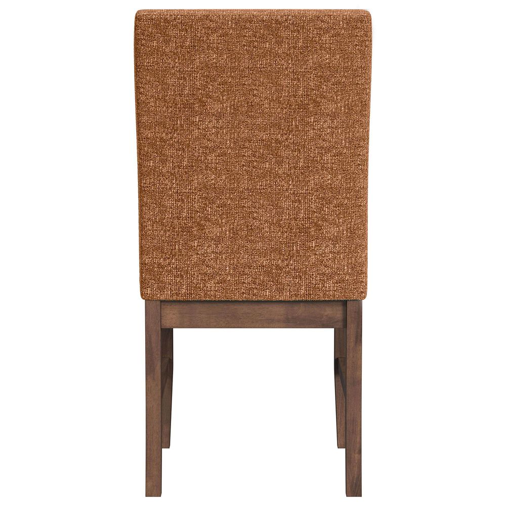 37B Santa Barbara Side Chair with Orange Cushion in Walnut, , large