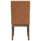 37B Santa Barbara Side Chair with Orange Cushion in Walnut, , large
