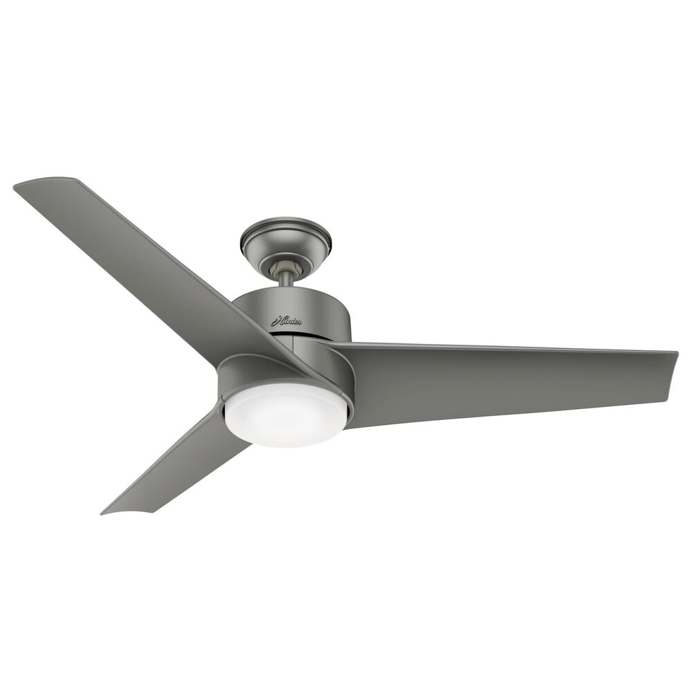 Hunter Havoc 54" Outdoor LED Ceiling Fan with WeatherMax in Matte Silver, , large