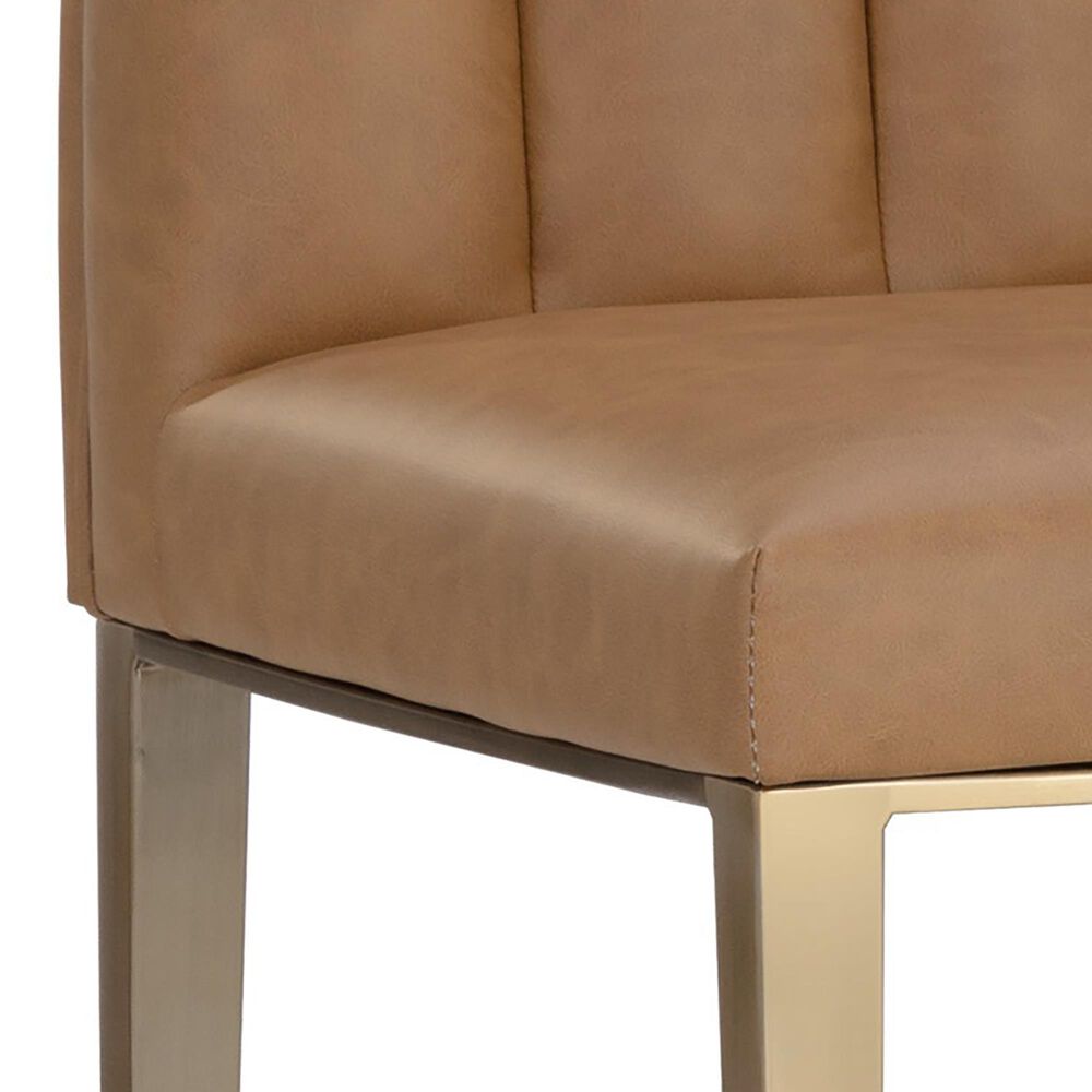 Club Collection By Sunpan Wilber Bar Stool in Antique Brass, , large