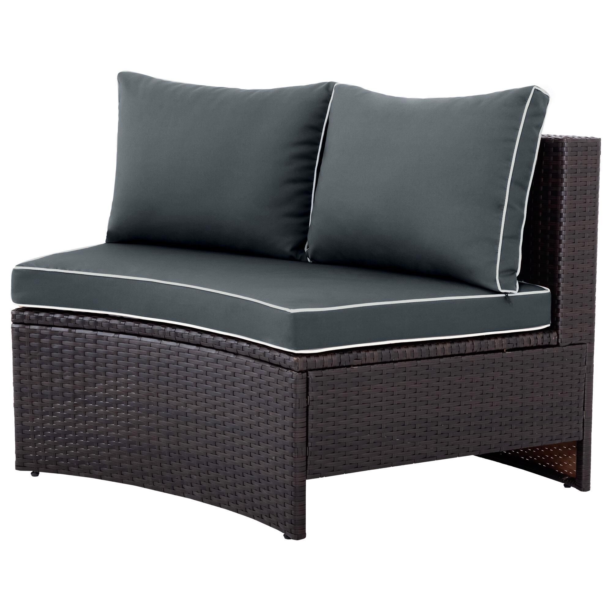 Round rattan sofa set on sale