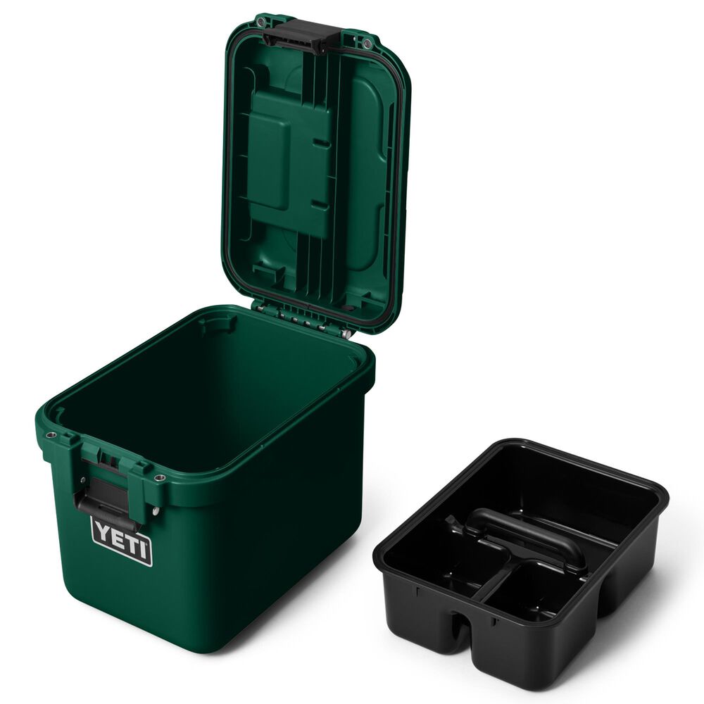 YETI LoadOut GoBox 15L Gear Case in Black Forest Green, , large