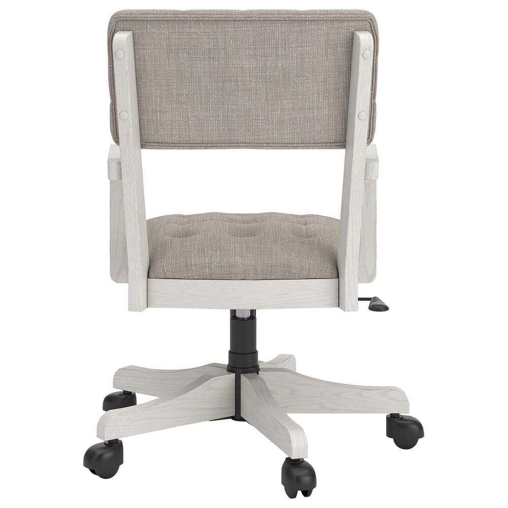 Ashley Robbinsdale 3-Piece L-Shape Desk and Chair Set in Antique White, , large