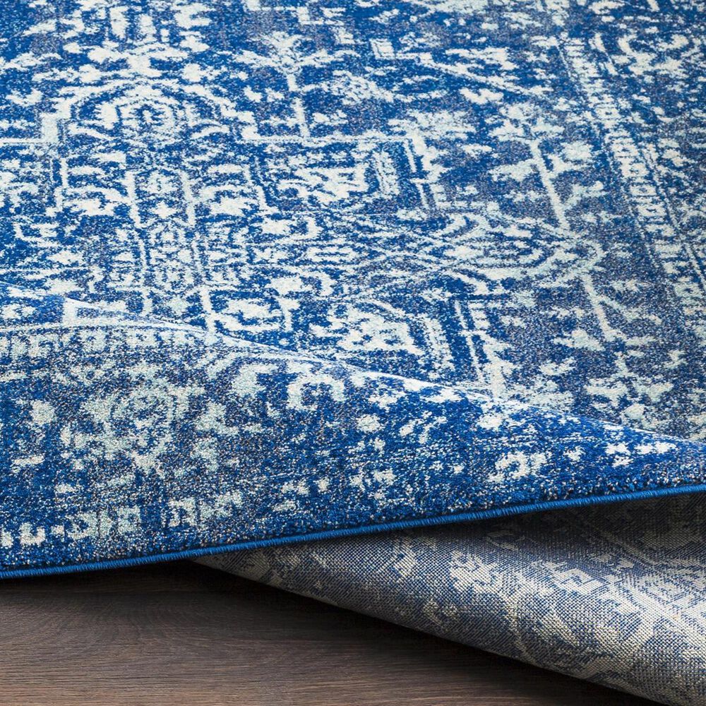 Surya Harput HAP-1022 2&#39;7&quot; x 7&#39;3&quot; Blue, Teal and Charcoal Runner, , large