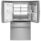 GE Profile 27.6 Cu. Ft. 4-Door French-Door Refrigerator in Stainless Steel, , large