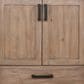 Lexora Home Ziva 60" Double Bathroom Vanity in Rustic Barnwood with 2 cm White Quartz Top and Rectangular Sinks, , large