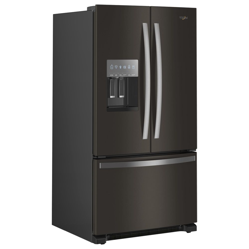 Whirlpool 24.7 Cu. Ft. French Door Refrigerator in Black Stainless Steel, , large