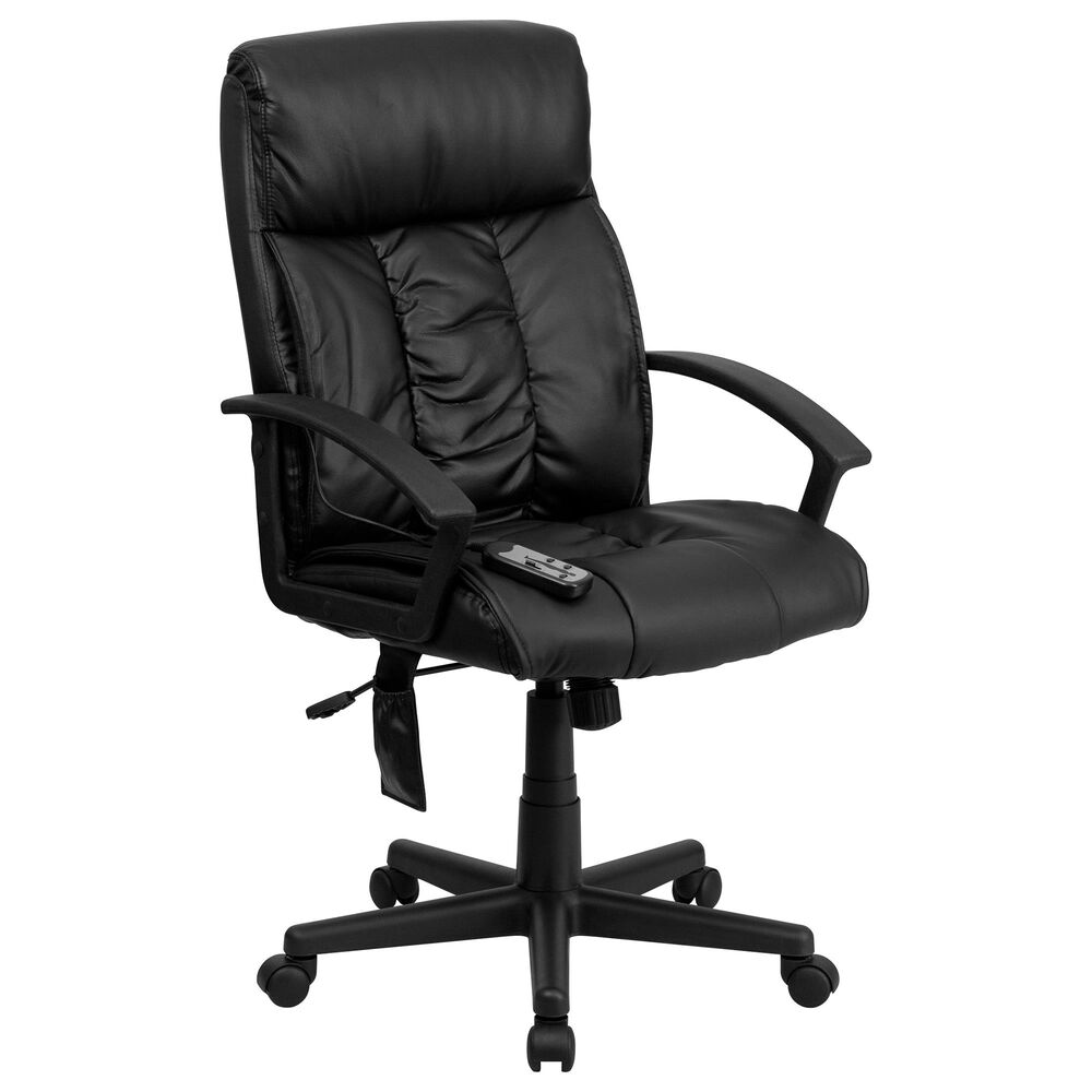 Flash Furniture Executive Swivel Chair in Black, , large