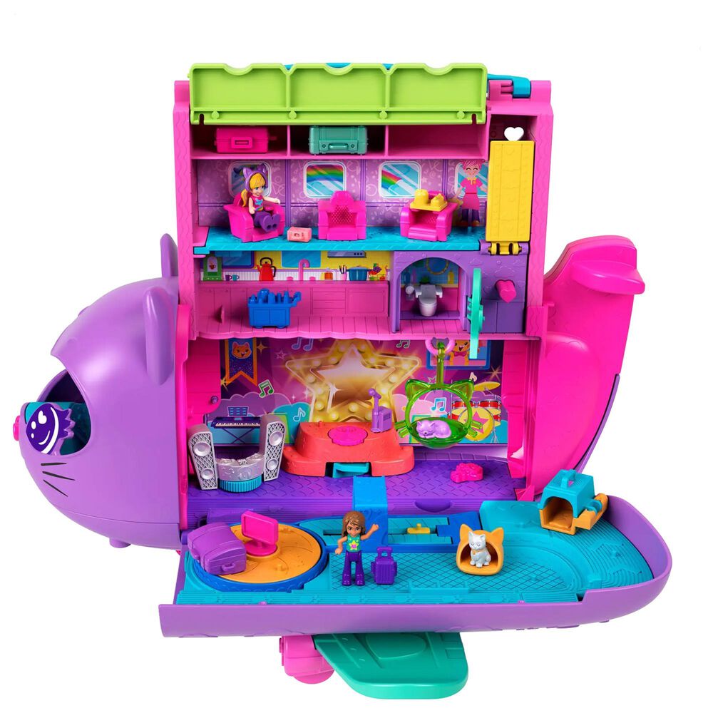 Polly Pocket Kitty Airways Set in Multicolor, , large