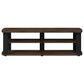 HOMLUX 43.3" Modern Entertainment Center TV Stand in Columbia Walnut and Black, , large