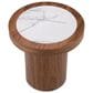 Eichholtz Presedio Side Table in Walnut and Bianco Lilac, , large