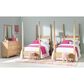 St Claire Home Today"s Traditions Twin Platform Poster Bed in Natural Hickory, , large