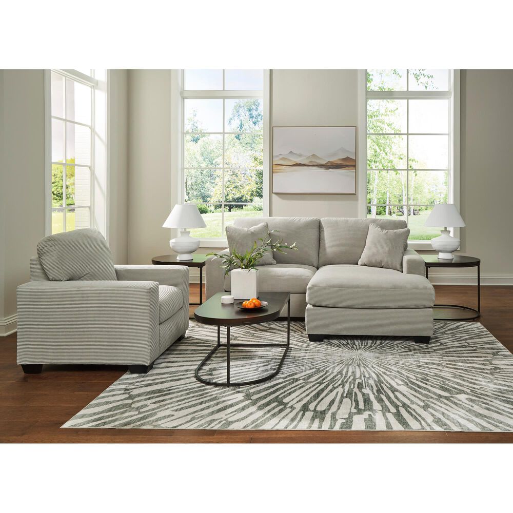 Ashley Greenbriar Stationary Sofa Chaise in Smoke, , large