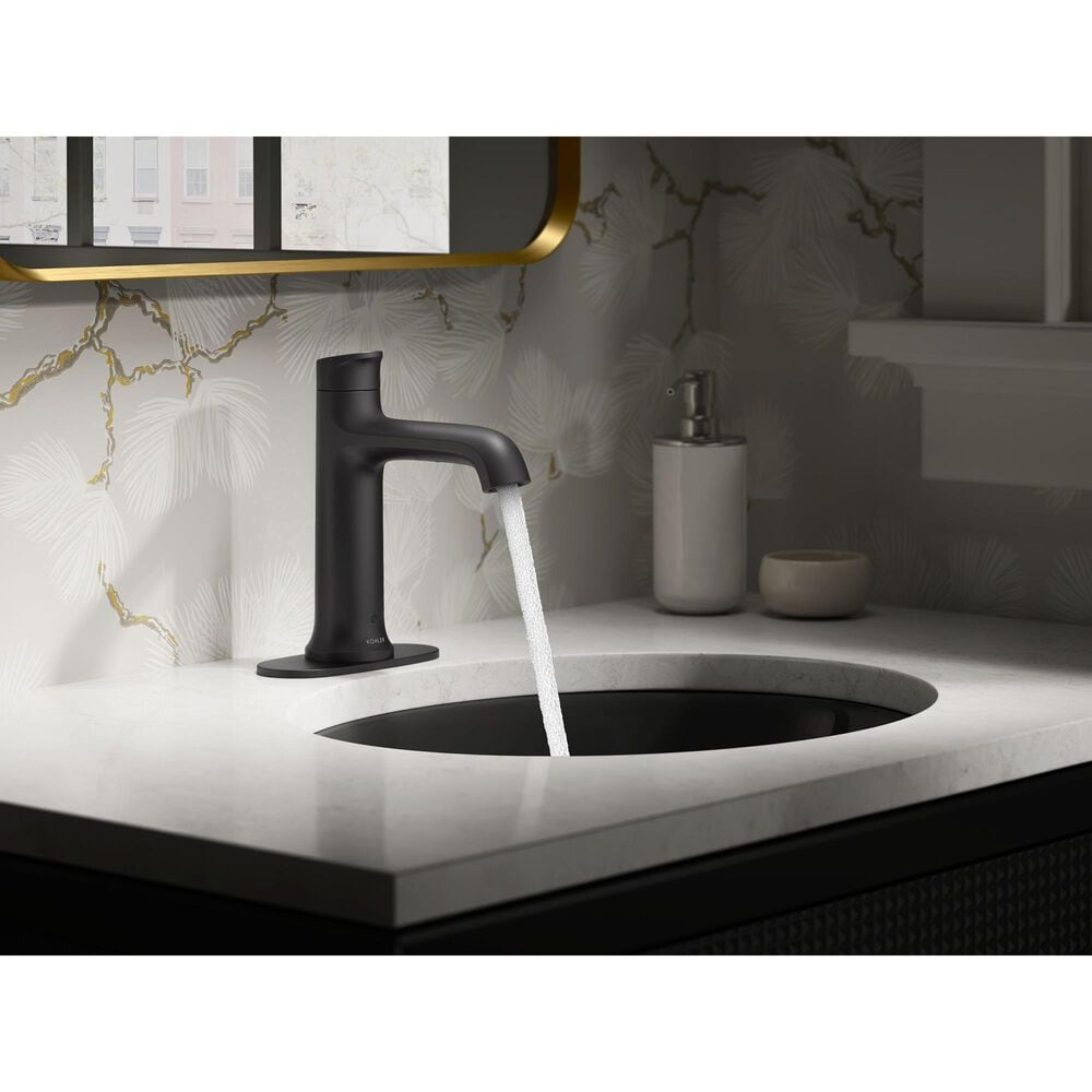 Kohler Tone Touchless Bathroom Sink Faucet in Matte Black, , large