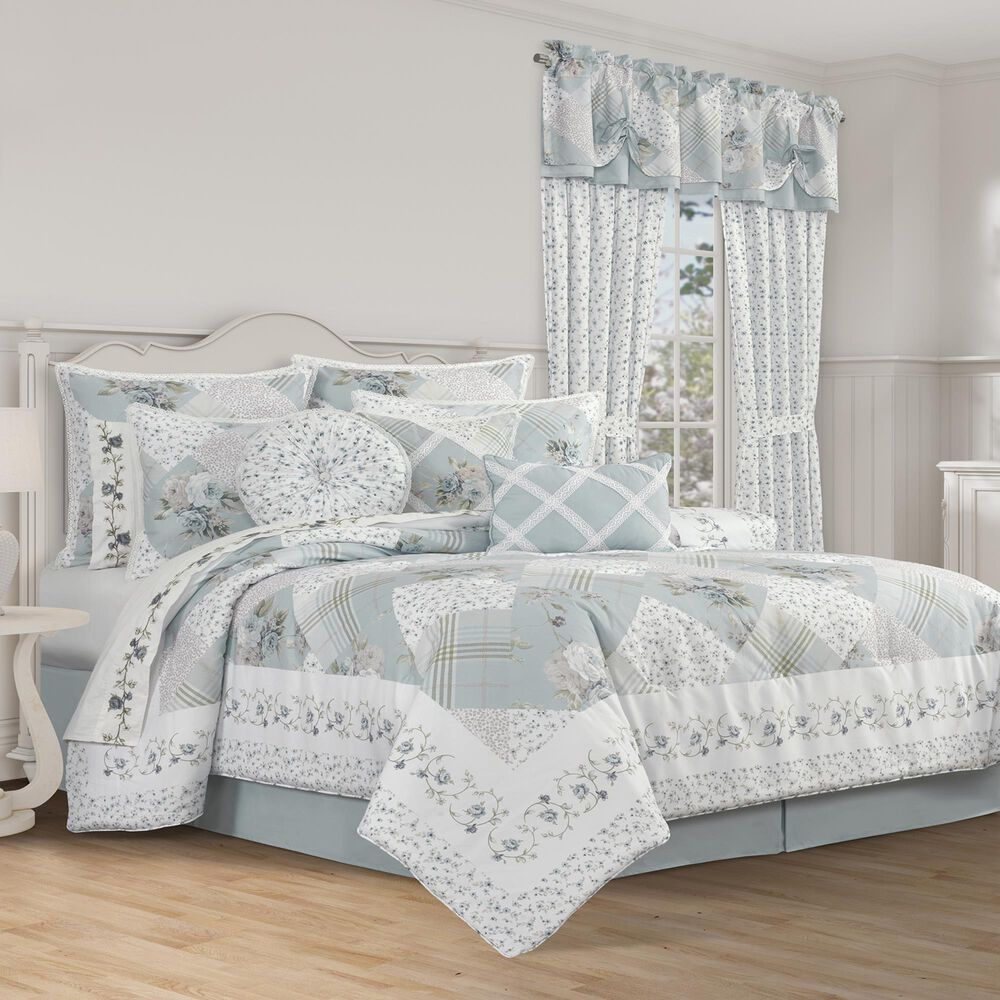 Royal Court Bungalow 13&quot; x 19&quot; Lumbar Pillow in Spa Blue and White, , large