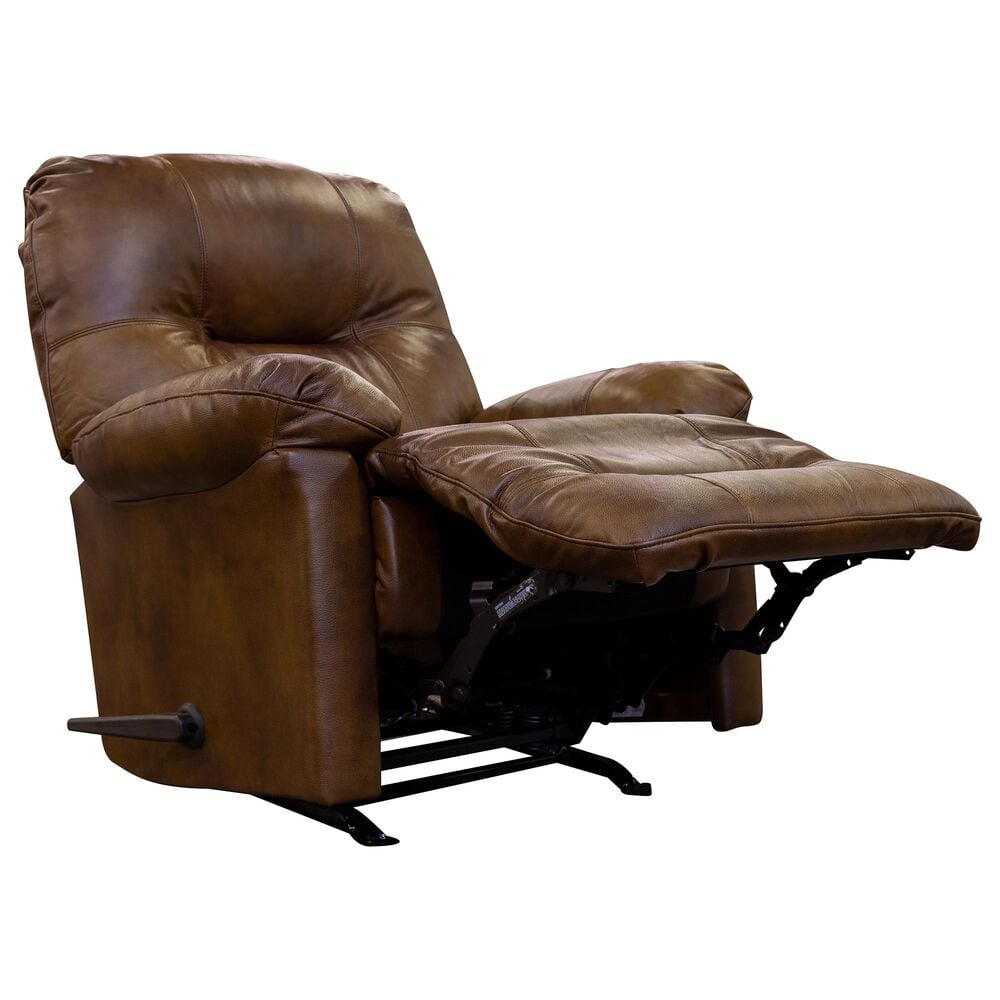 Best Home Furnishings Zaynah Leather Rocker Recliner in Saddle, , large