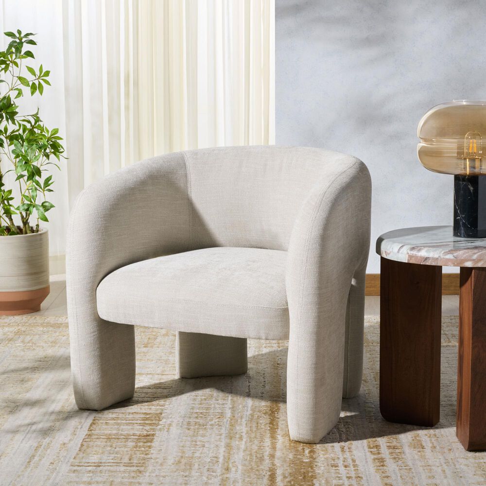 Safavieh Tamlyn Accent Chair in Beige, , large
