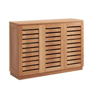 Global Movement Three-Door Shoe Cabinet in Brown, , large