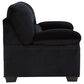 Ashley SimpleJoy Stationary Loveseat in Onyx, , large