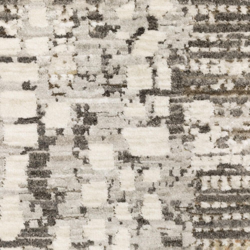 Oriental Weavers Branigan Abstract Beige and Brown 2'6" x 7'6" Runner, , large