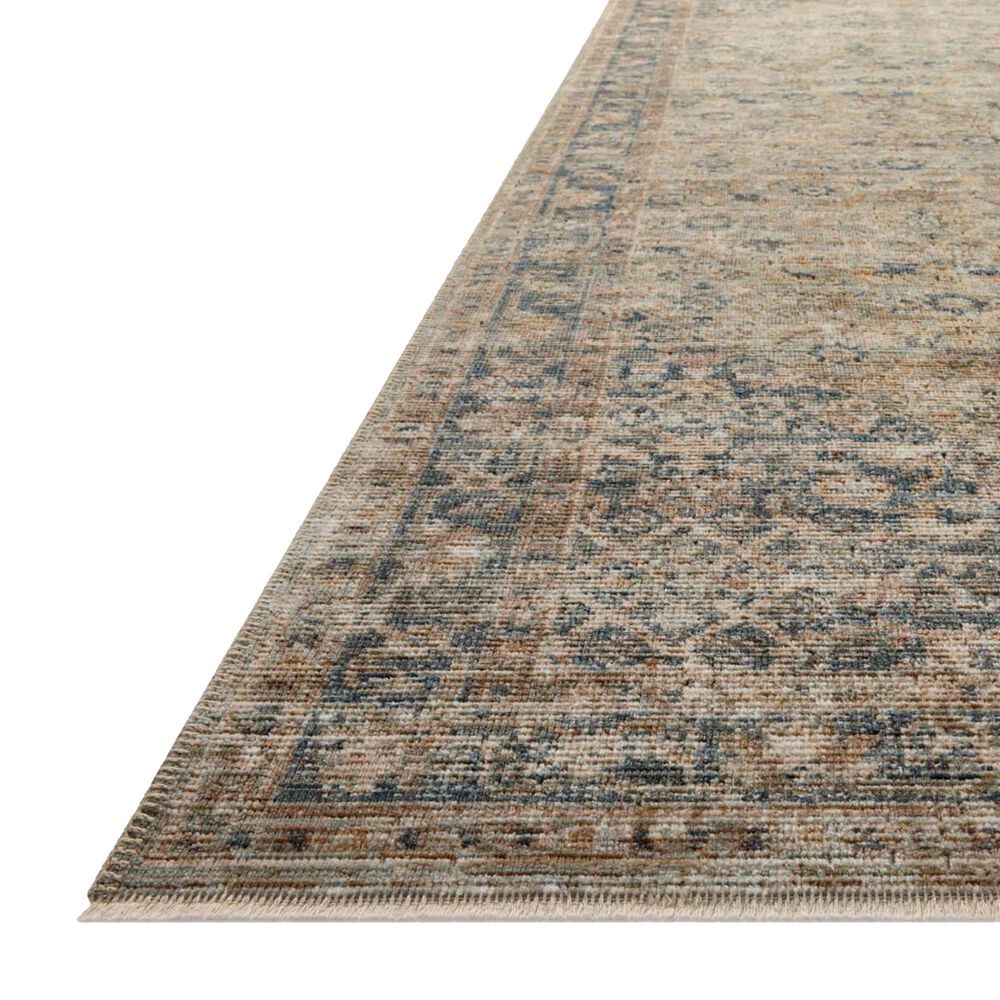 Loloi Heritage 12&#39; x 15&#39; Sage and Navy Area Rug, , large