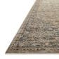 Loloi Heritage 12" x 15" Sage and Navy Area Rug, , large
