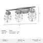 Hunter Starklake 3-Light Vanity in Chrome, , large