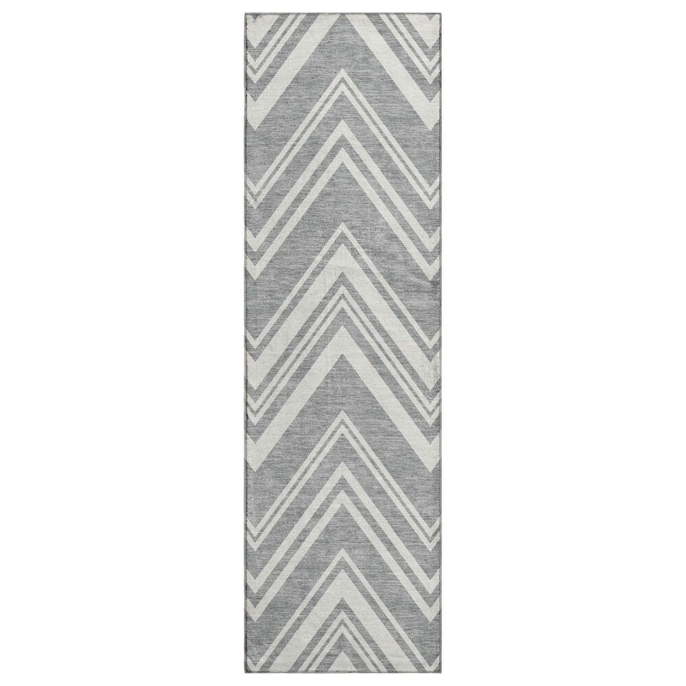 Dalyn Rug Company The Reserve TR17 Pewter 2"3" x 7"6" Indoor/Outdoor Runner, , large