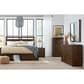 Riva Ridge Modern Loft 5 Piece King Storage Panel Bedroom Set in Brownstone, , large