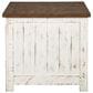 Ashley Wystfield End Table in Vintage White and Warm Brown, , large