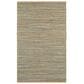 L&R Resources Natural Fiber 10" x 14" Teal Area Rug, , large
