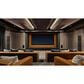 MS International Acoustic Wood Slat Tawny 9.5" x 120" Wall Panels, , large