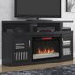 Fabio Flames Cantilever 60" Media Fireplace in Engineered Embossing Oak, , large