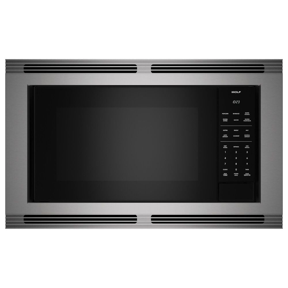 Wolf Wolf M Series 30" Microwave Trim Kit in Stainless Steel, , large
