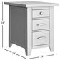 Waltham Telluride Chairside Table in Driftwood, , large