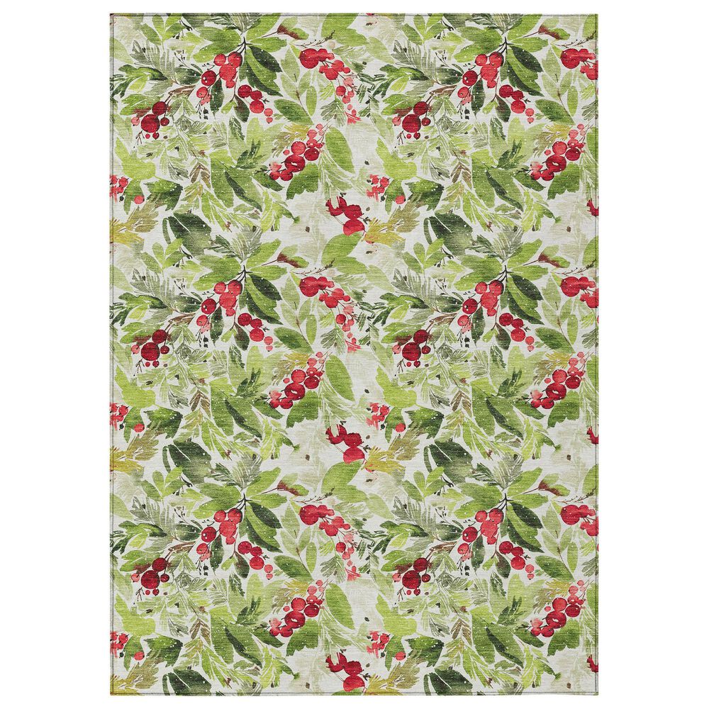 Dalyn Rug Company Wonderland WN24 5" x 7"6" Aloe Indoor/Outdoor Area Rug, , large