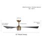 Minka-Aire Elavan 52" Indoor/Outdoor Ceiling Fan with LED Light in Legacy Brass, , large