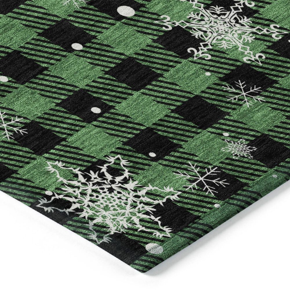 Dalyn Rug Company Wonderland WN32 1&#39;8&quot; x 2&#39;6&quot; Green Indoor/Outdoor Area Rug, , large