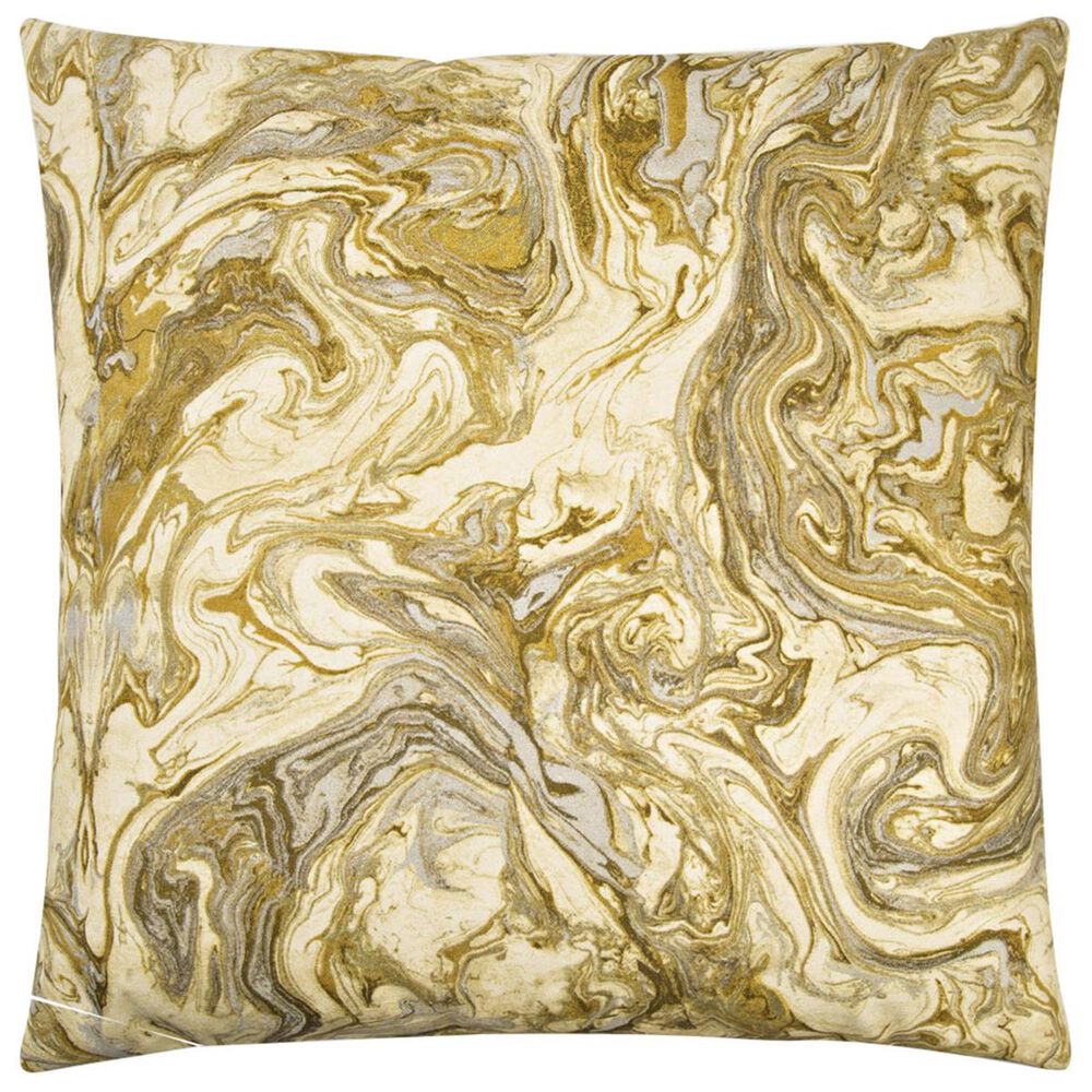 D.V.Kap Inc 24" Feather Down Decorative Throw Pillow in Marbleized II-Quartz, , large