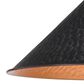 Vaxcel Outland 1-Light Outdoor Semi Flush in Aged Iron and Light Gold, , large