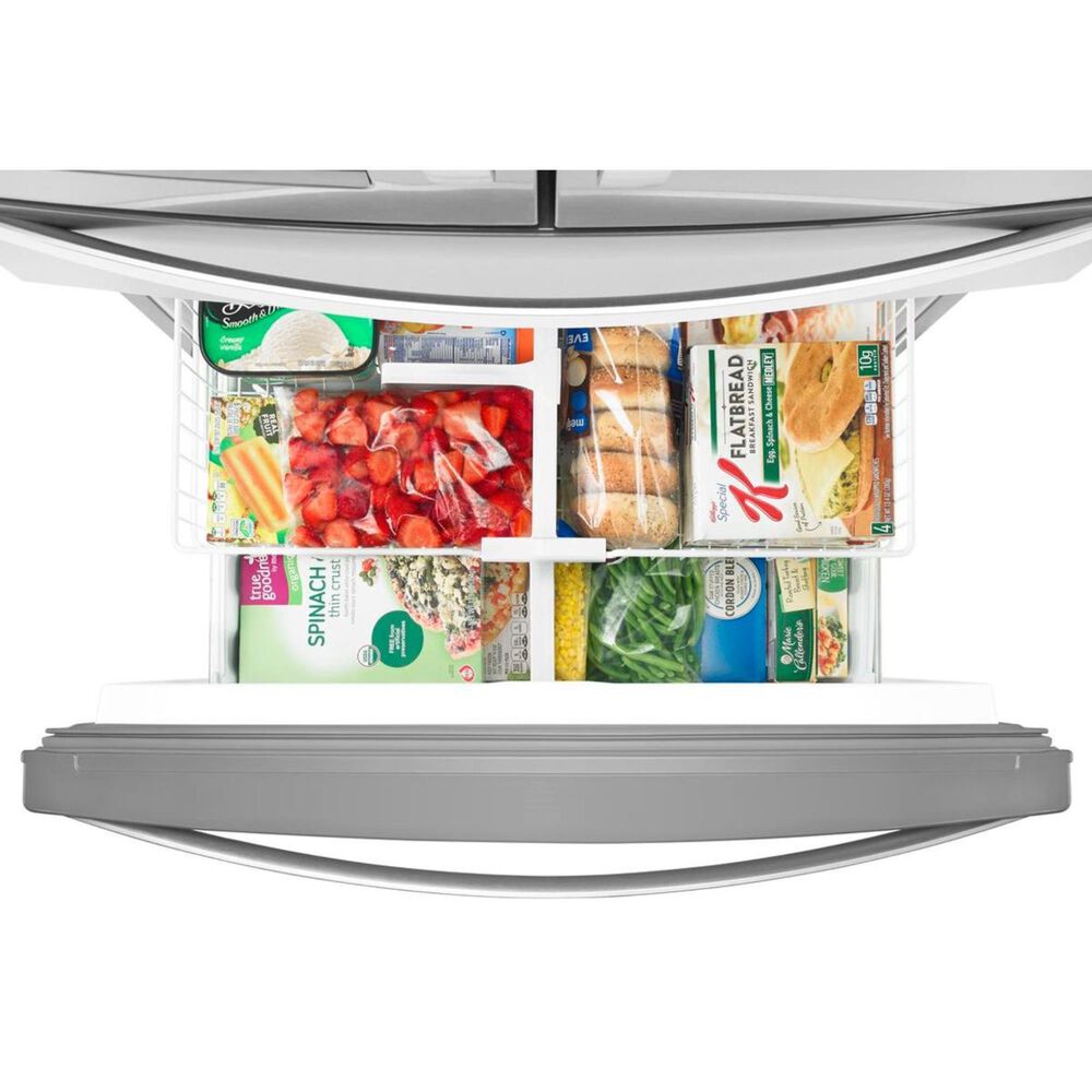 Whirlpool 25 Cu. Ft. 36&quot; Wide French Door Refrigerator in Stainless Steel, , large