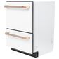 Cafe 24" Double Drawer Dishwasher in Matte White, , large
