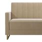 Novogratz Skylar Futon in Ivory Velvet, , large