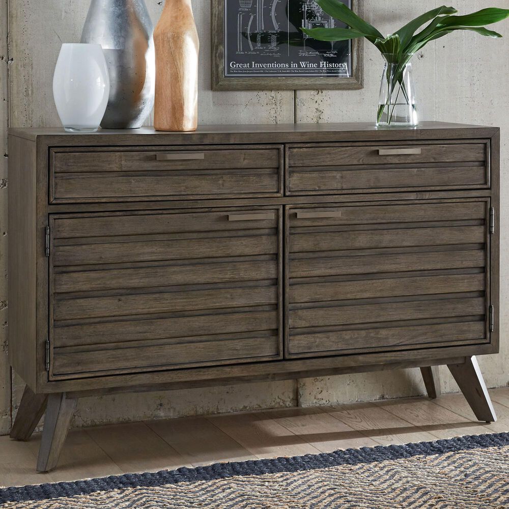 Legacy Classic Greystone Credenza in Ash Brown, , large