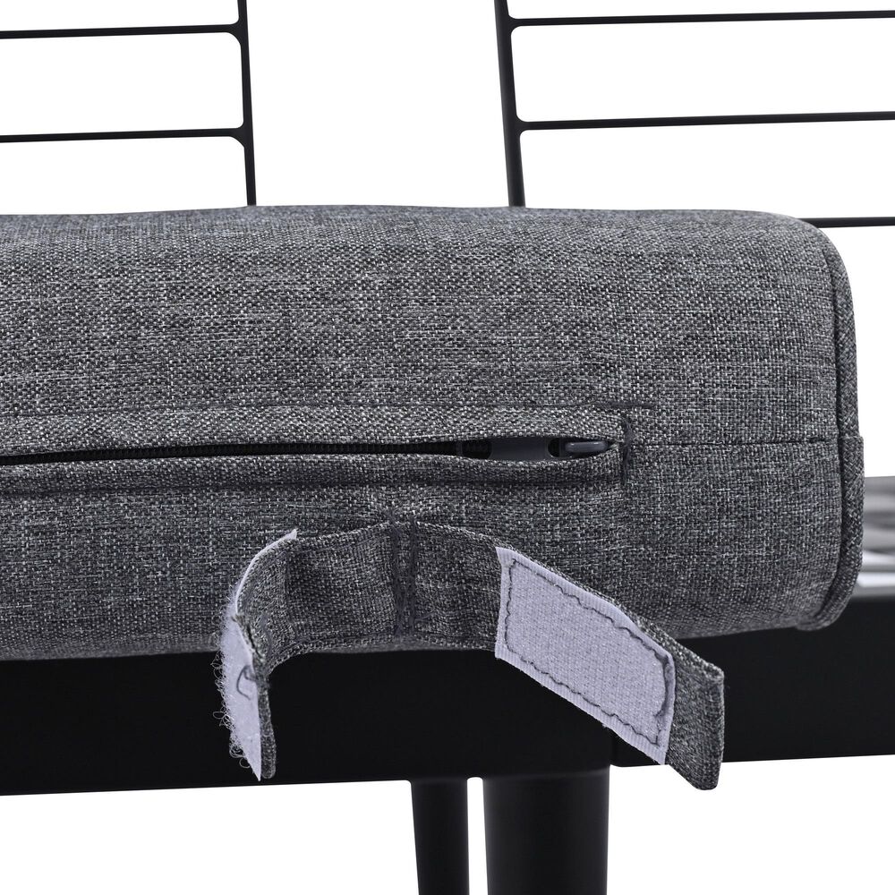 HOMLUX 6-Piece Outdoor Sectional Set in Gray, , large